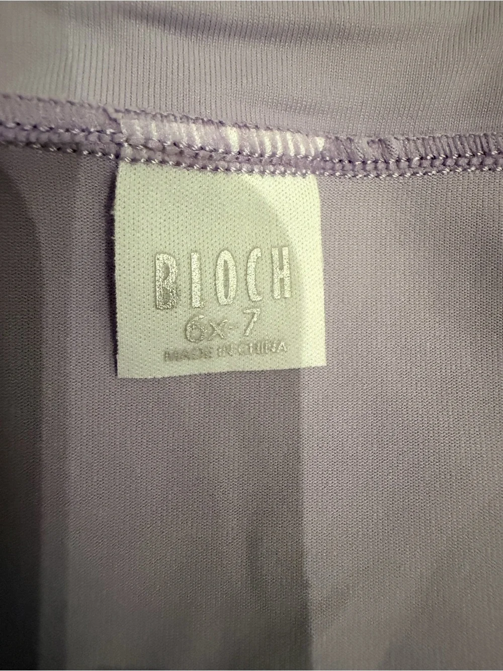 Bloch Girls Dara 3/4 Sleeve Leotard Lilac / 6X-7